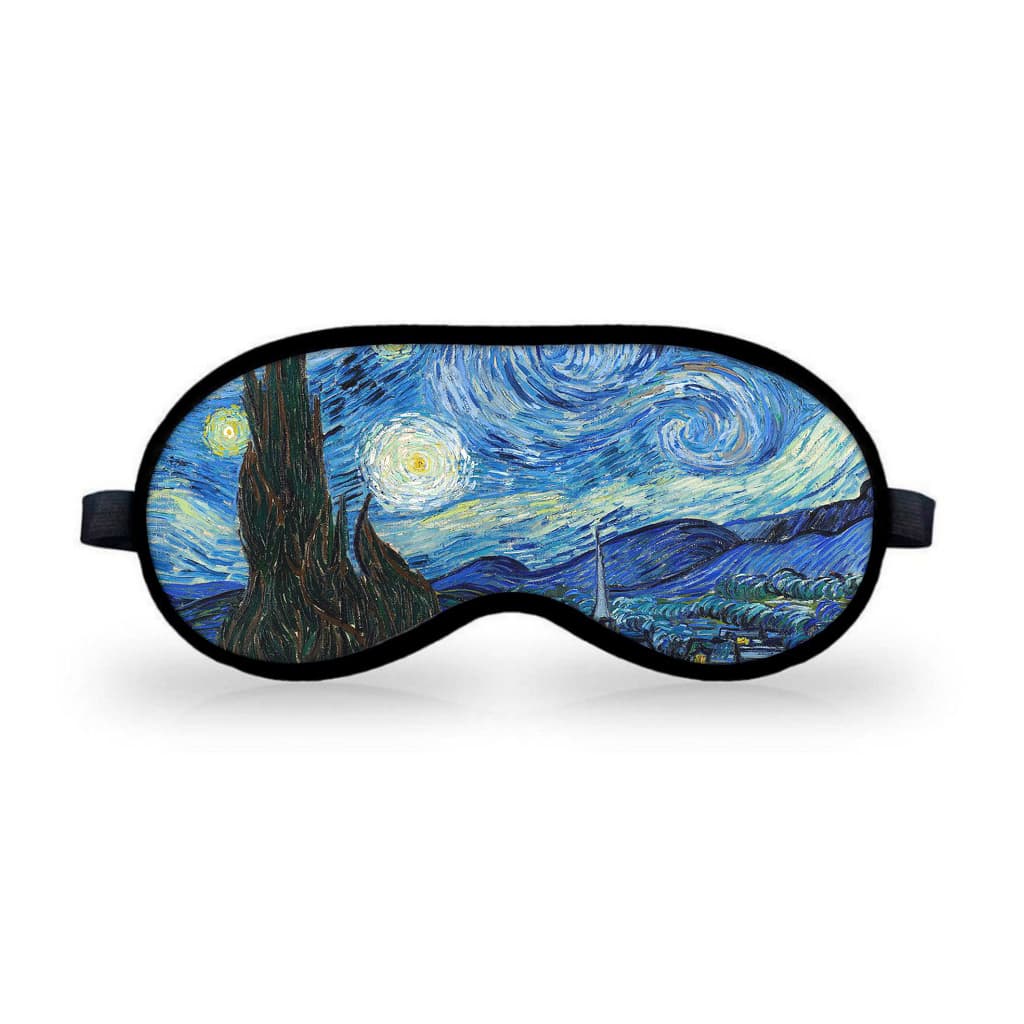 Tapa Olho Céu Estrelado Arte Van Gogh mascara de dormir