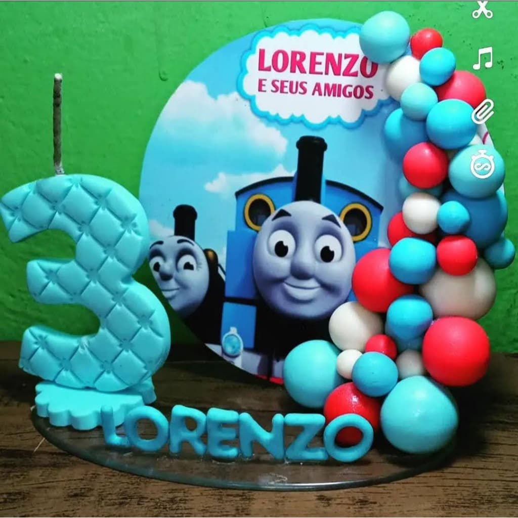 Vela Painel thomas e seus amigos