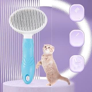 Escova Removedora Tira Pelos Dos Pets Cães E Gatos Promoção