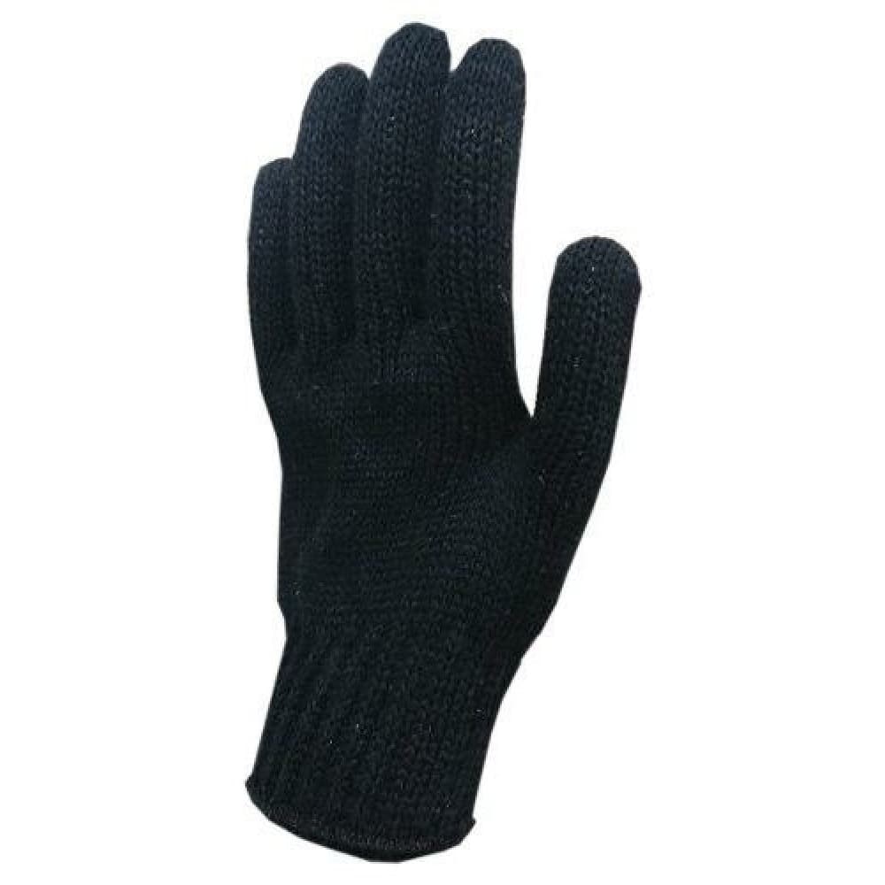 12 pares luva preta algodao volk tamanho unico G ideal para o frio