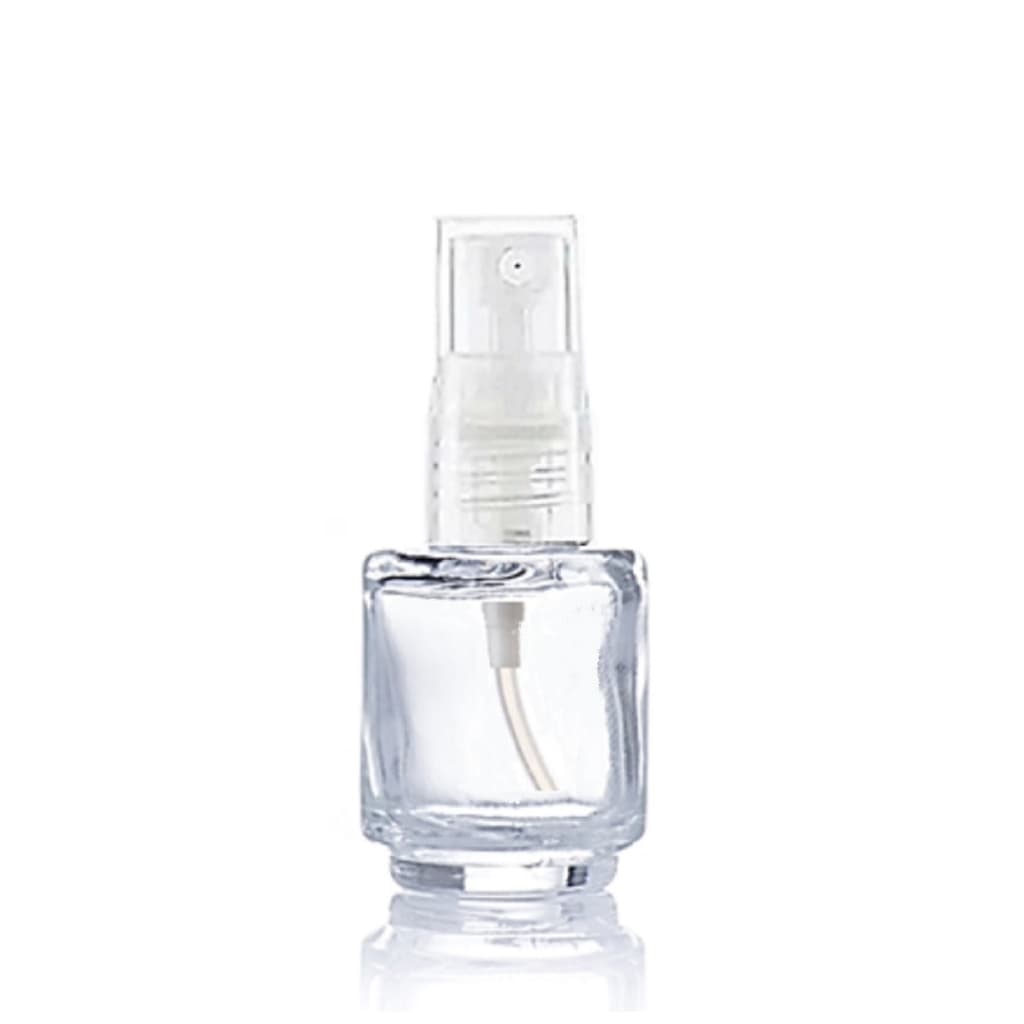 50 Frascos de vidro 5ml válvula spray transparente para amostra de perfumes