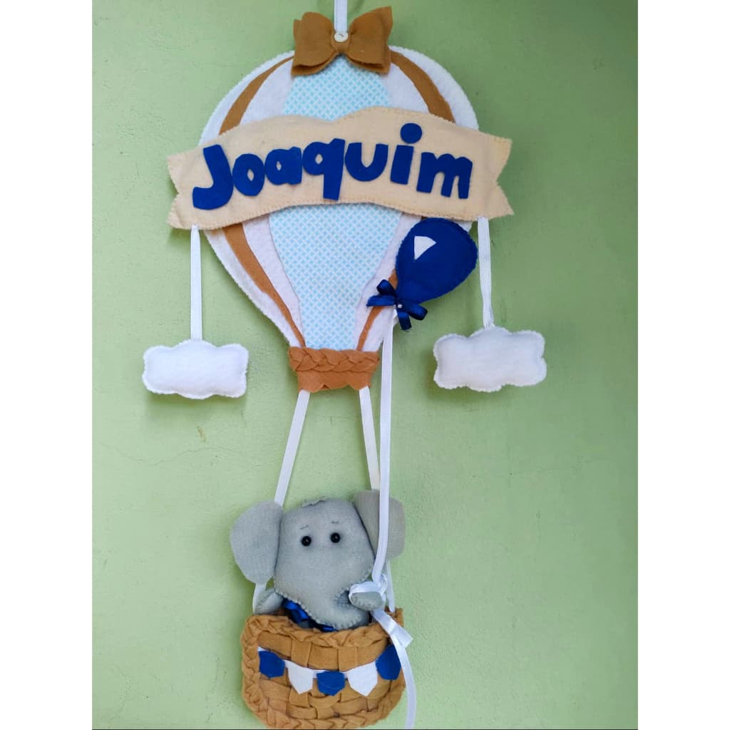 Porta maternidade safari azul/verde