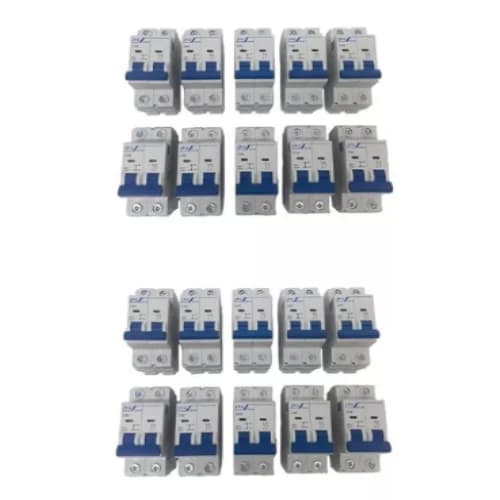 Disjuntor Din Bipolar Curva C 10A a 70A Proteção Ideal Quadro Elétrico