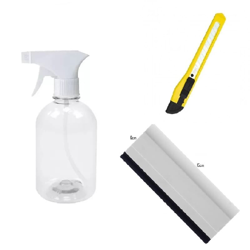 Kit de Aplicação para Película Insulfilm c/ Borrifador, Estilete e Espátula Corinthiana