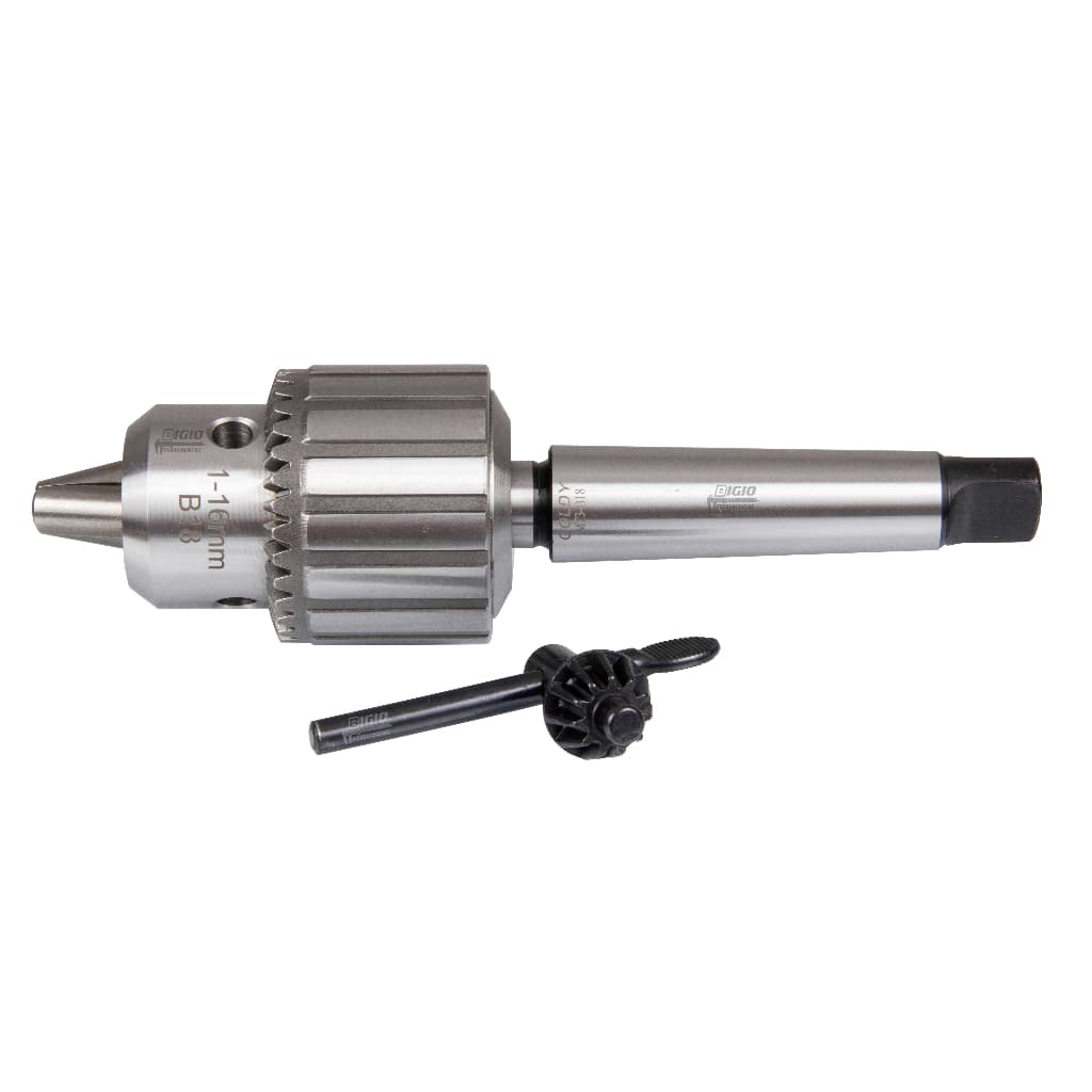 Mandril C/ Chave 5/8 1 A 16mm P/ Torno + Haste Cone Morse 3