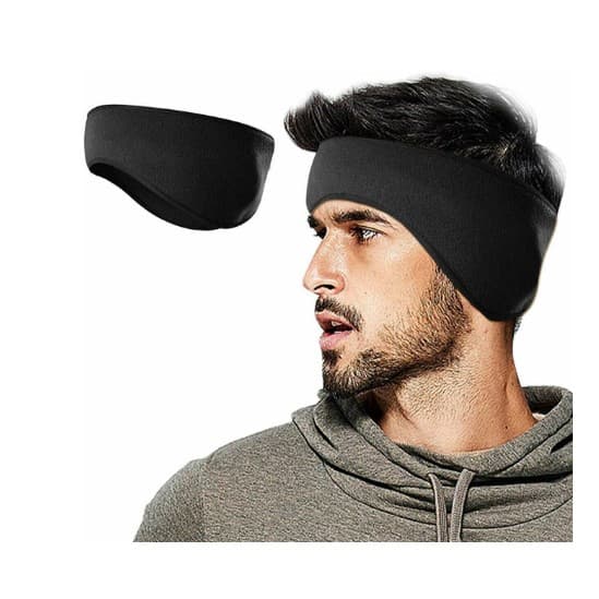 Protetor Aquecedor Orelha Suor Frio Bike Corrida Tiara Vento Ciclismo Com Regulagem
