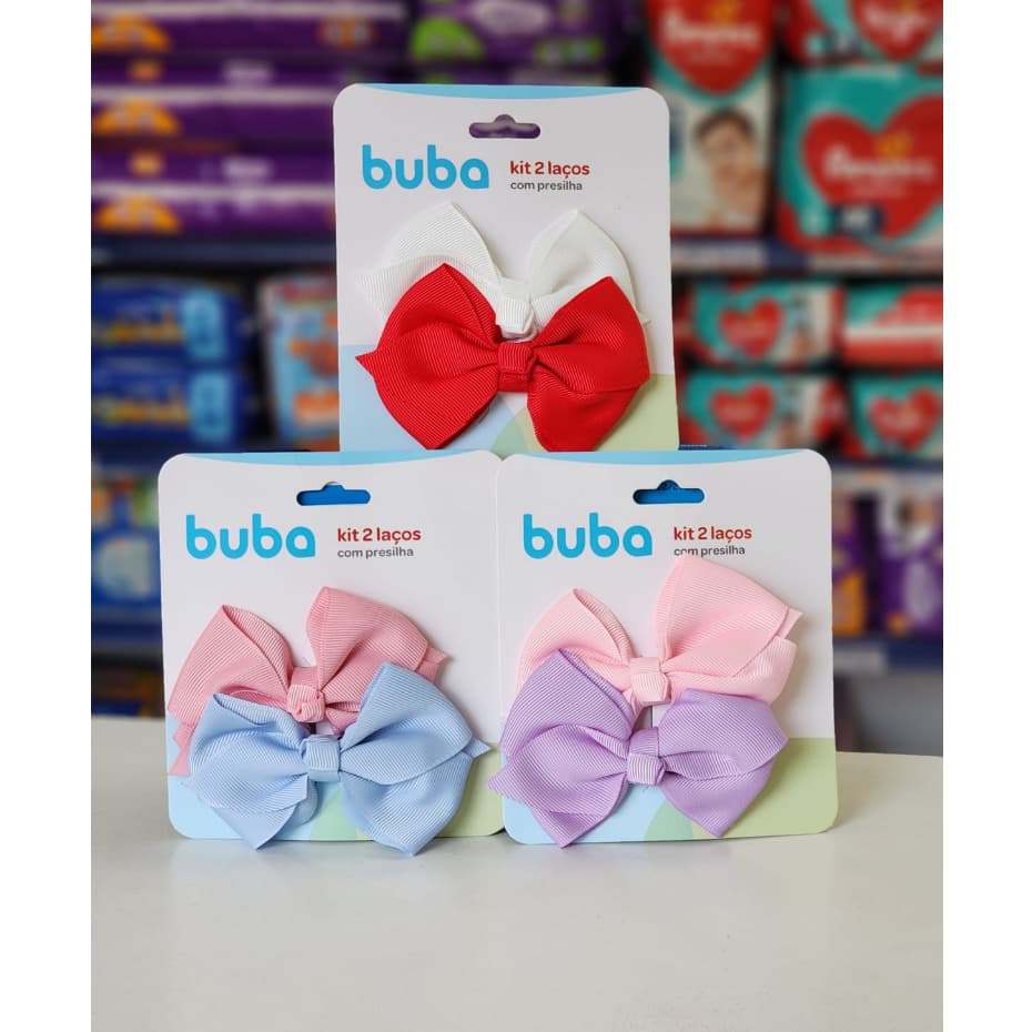 Kit 2 Laços com Presilha - Buba