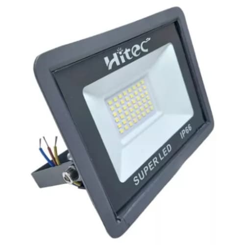 Refletor Led 100W Bivolt IP67 Resistente Chuva Branco Frio Para Área Externa Fachada Alta Potencia