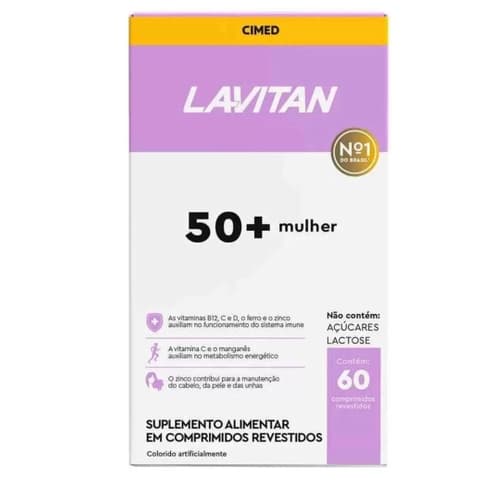 Lavitan 50+ Mulher 60 Comprimidos