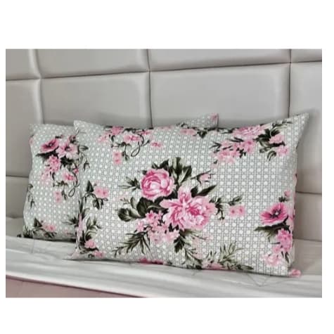 Kit 06 Fronhas Estampada com Zíper para Travesseiro (Várias Estampas)