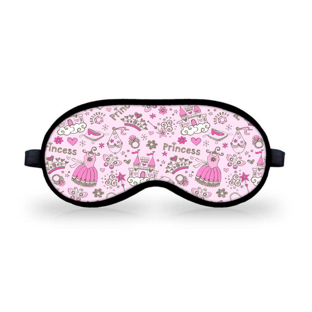 Tapa Olho Princesa infantil Mascara de Dormir