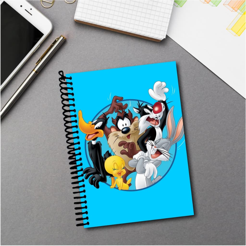 Caderno Especial Baby Looney Tunes Anotações Capa Dura 100 Folhas 15x21cm Baby