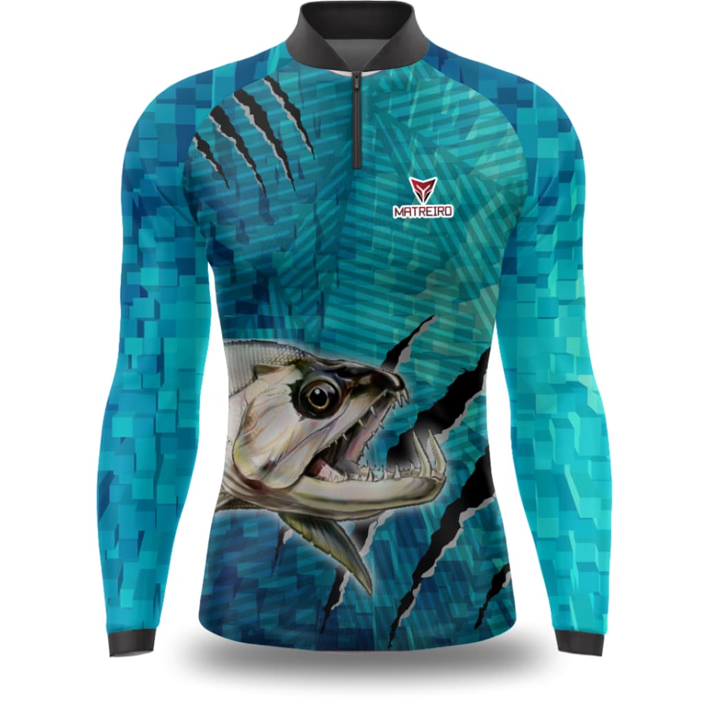 Camisa De Pesca Matreiro Cachorra Com Proteção Uv50 Envio Imediato
