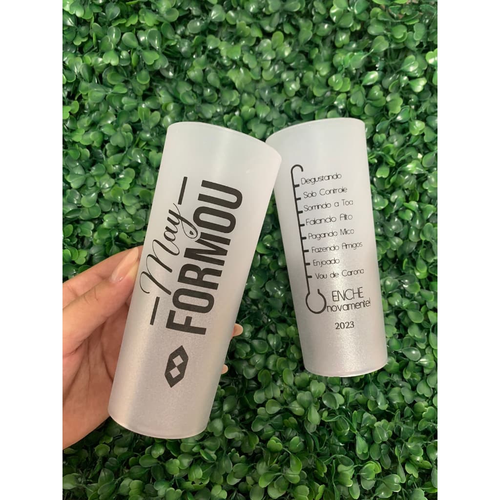 Kit 50 Copos  Long Drink 350ml degradê personalizados