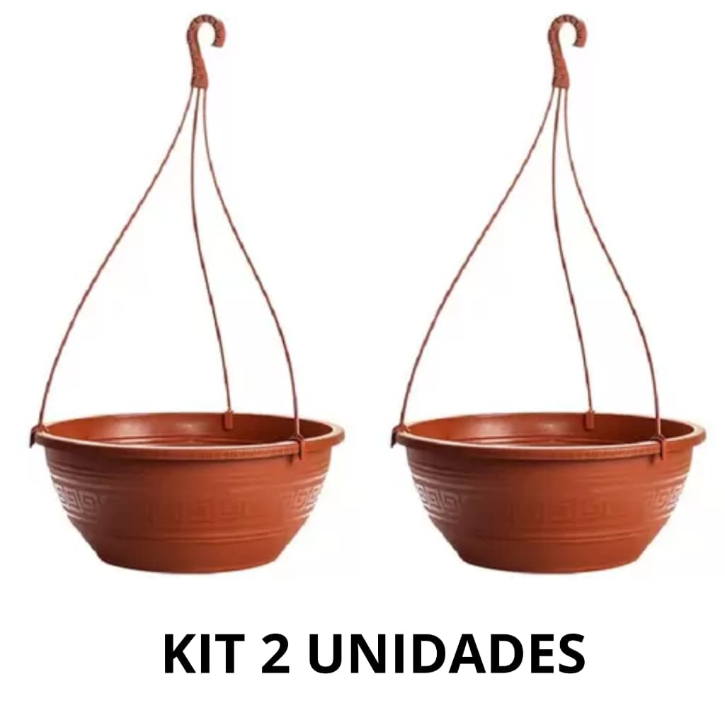 KIT COM 2 VASOS CUIA 4L COM HASTE
