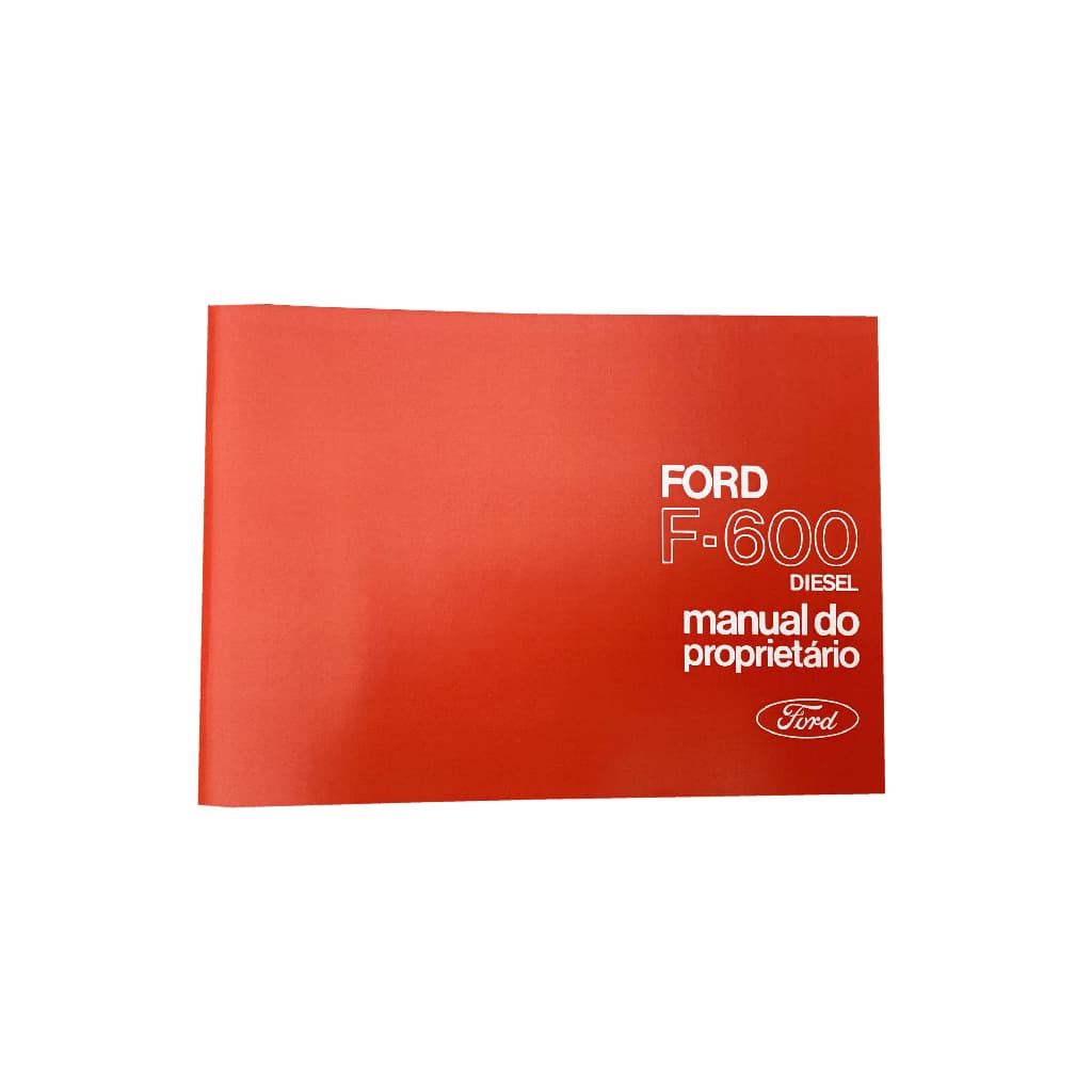 Manual Do Proprietario Caminhao Ford F600 1972