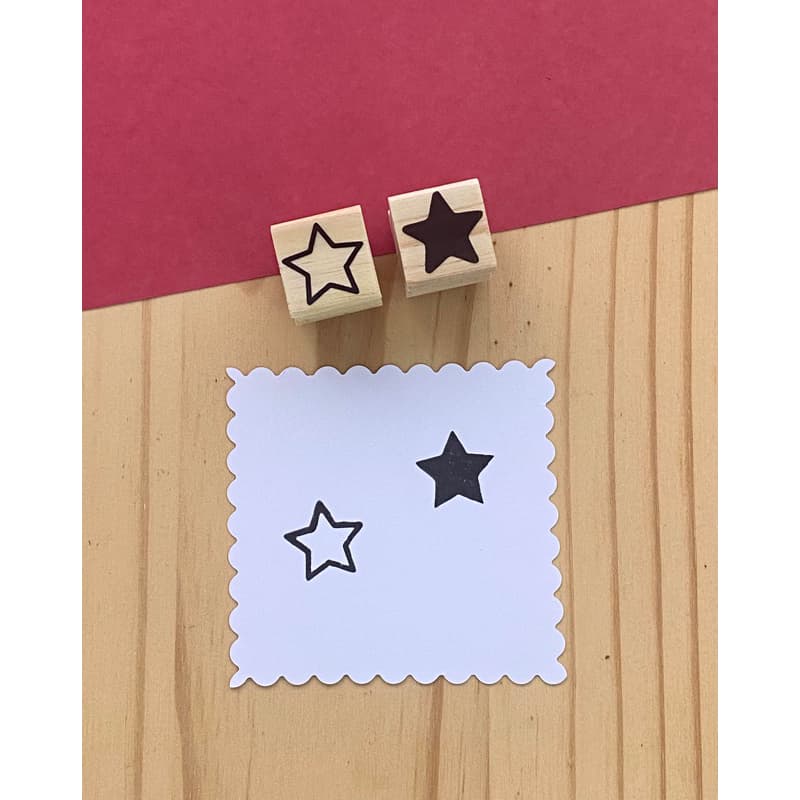 Carimbos - Kit Estrelas - Tamanho 2x2