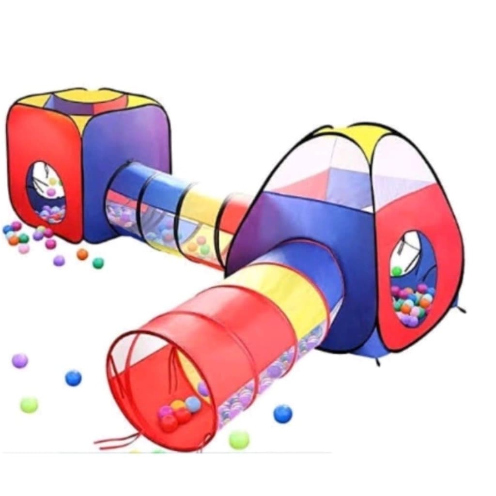 Barraca Túnel 4 em 1 Cabana Infantil Para Crianças Promoção