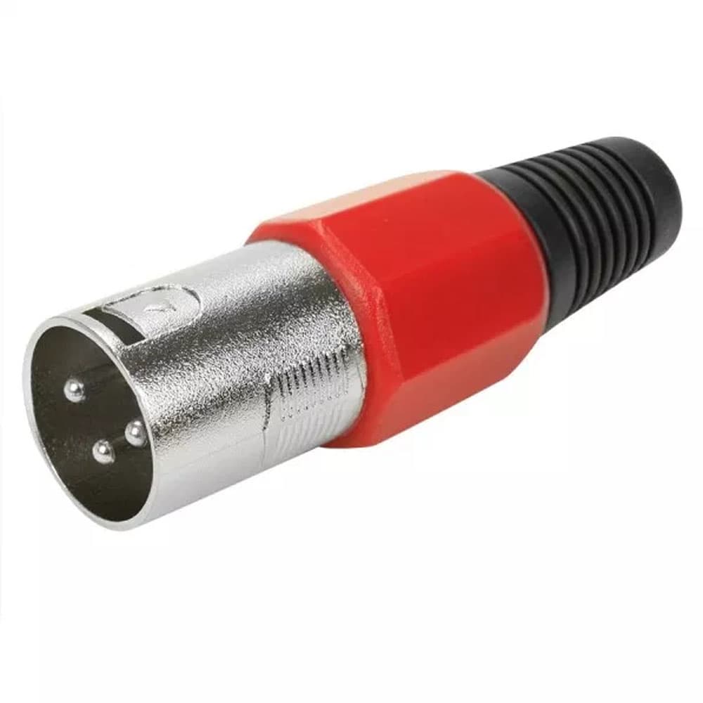 Plug Xlr Canon Xlr Macho Profissional Microfone