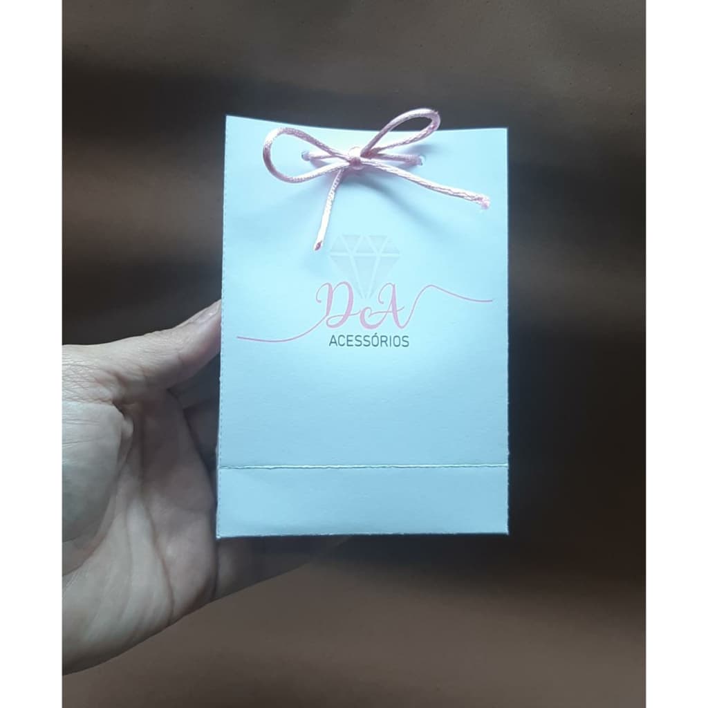 Sacola personalizadas tamanho PP: 13x9cm