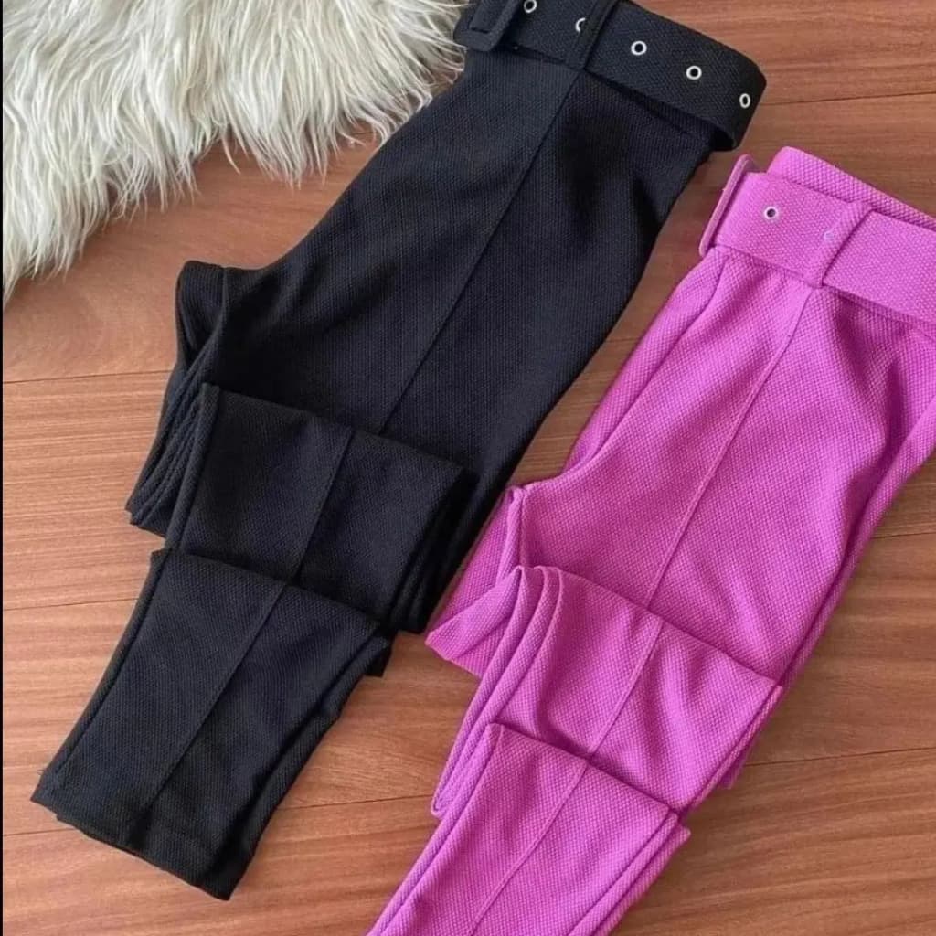 Calça Feminina Legging Skinny Malha Pop Premium 2