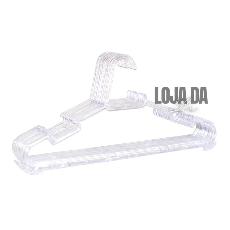 kit cabides ADULTO 100 Cabides Para Roupas Acrílico Transparente. Envio Imediato !!