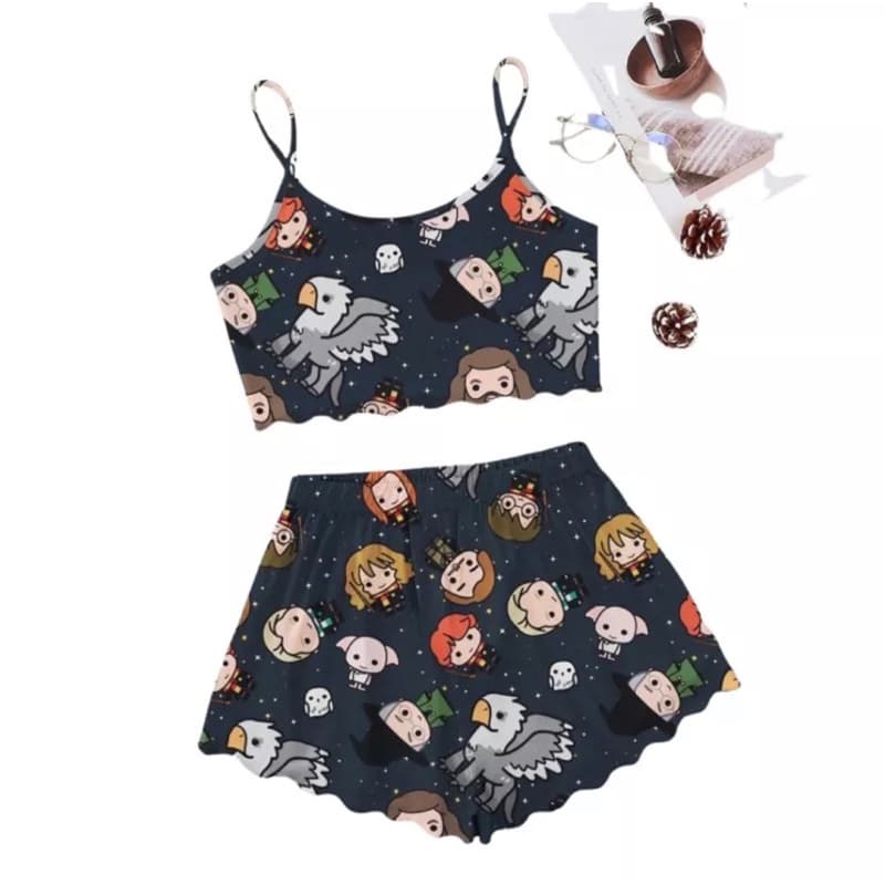 PIJAMA DE ONDINHAS BABY DOLL ROUPA DE DORMIR MEMES