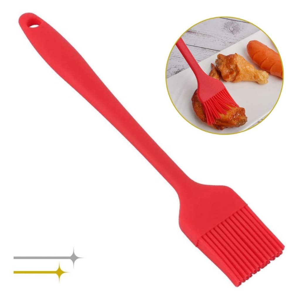 Pincel Culinário De Silicone Untar Forma Frigideira Cozinha