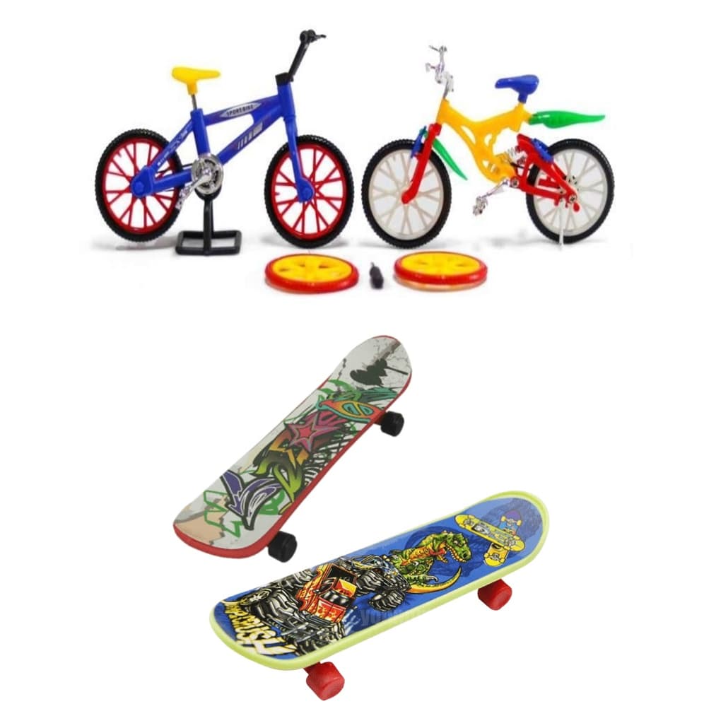 Skate de Dedo e Bicicleta de Dedo Bike Skate miniatura de mão Brinquedo radical