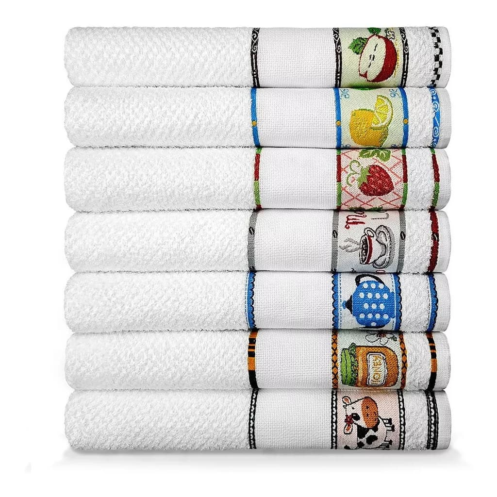 Kit 9 Panos de Copa Dohler Vigo Algodão 45cm x 70cm SORTIDOS