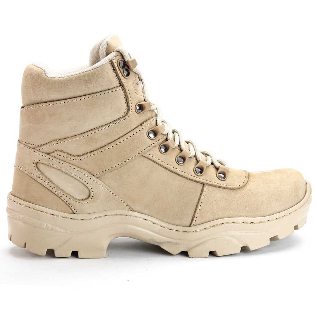 Bota Coturno Masculino Militar Tratorada Confortável Palmilha PU Ortopédica Anatômica
