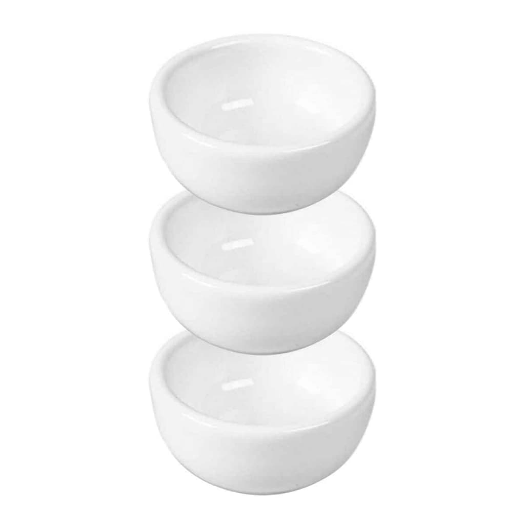 Kit 3x Cubeta Porcelana 40mL Autoclavável Estética - Peelings, Máscaras, Mistura Pó Liquido Gel Henna