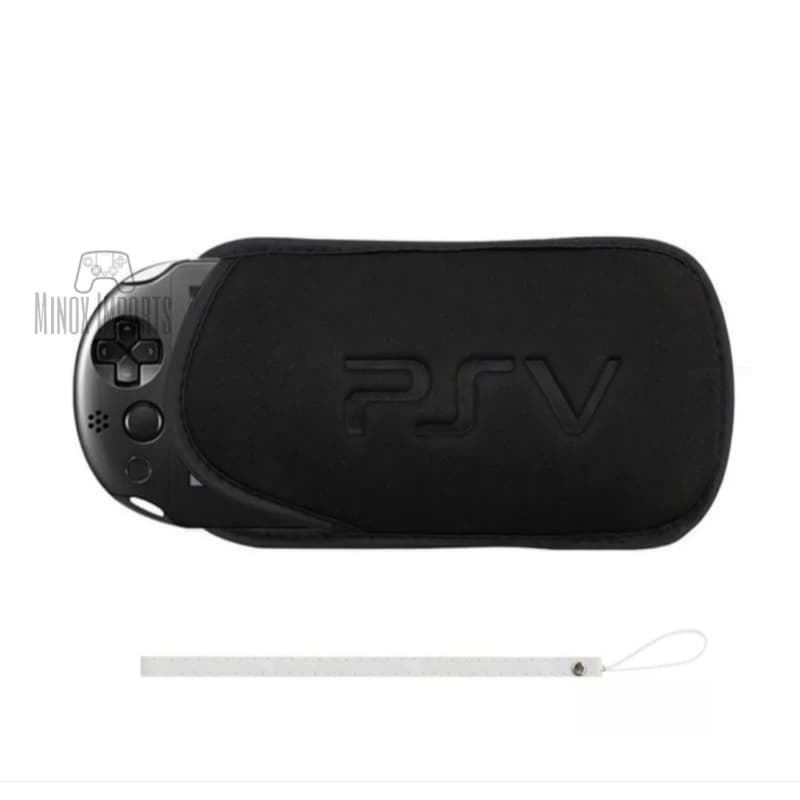 Capa Estojo Bolsa + Alça Pulseira para Ps Vita Fat e Slim, serve para Ambos os modelos
