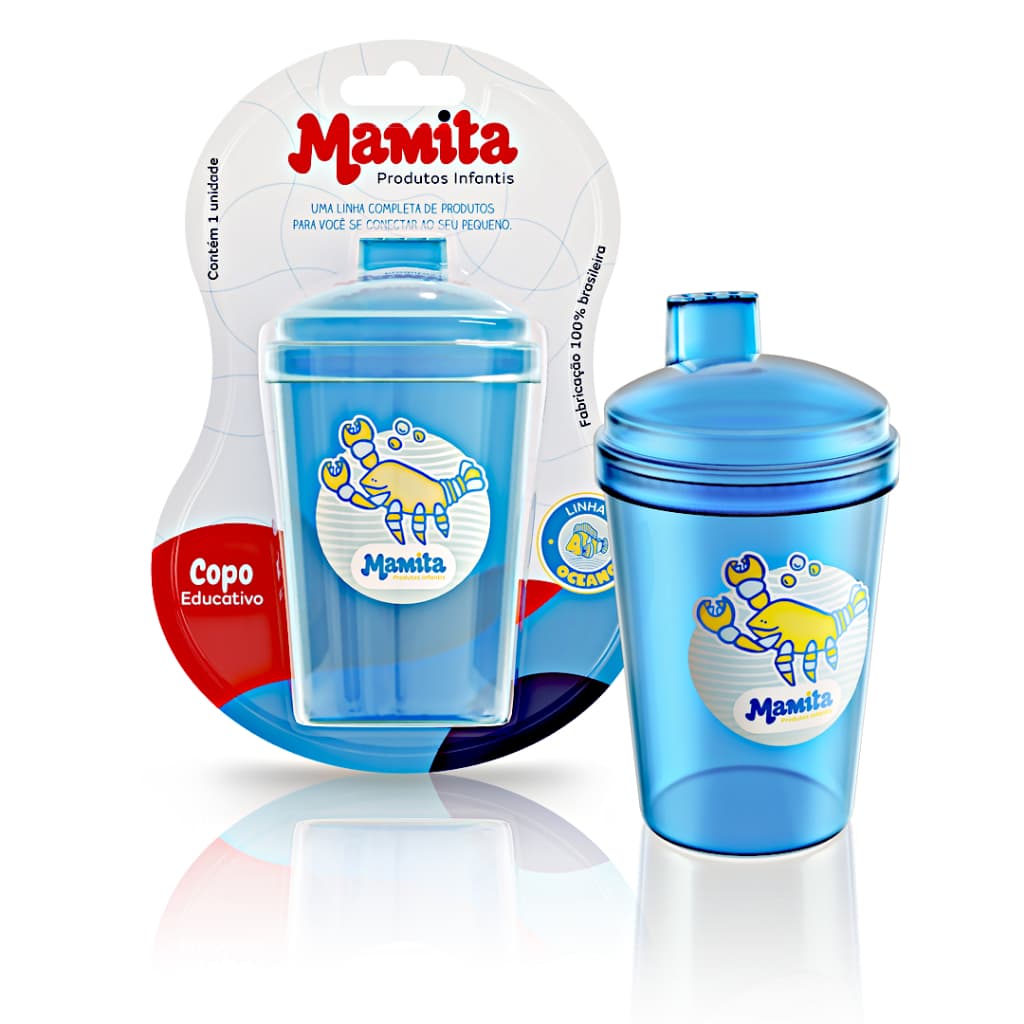 Kit C/3 Copo Educativo Bebê Criança Menina Menino Copo Treinamento Infantil Transição