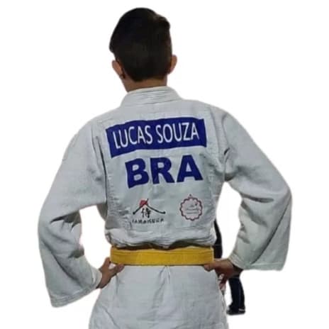 Patch Judô  Back Number Patch de Kimono com Nome para as Costas