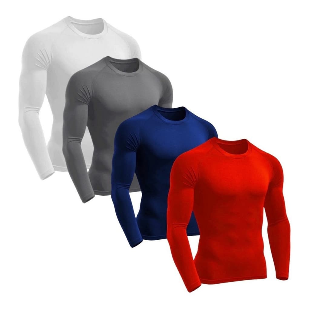 Camiseta Termica Masculina Uv 50+ Segunda Pele Malha Fria