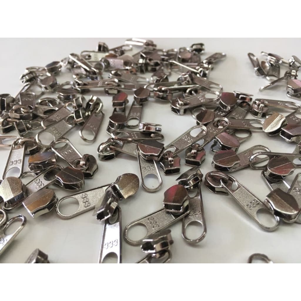 10 Cursor Puxador P/ Zíper Nylon N° 6