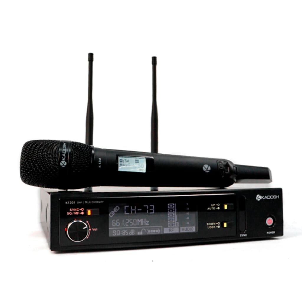 Microfone Sem Fio Kadosh K1201M 1 Microfone Dinâmico Supercardióide