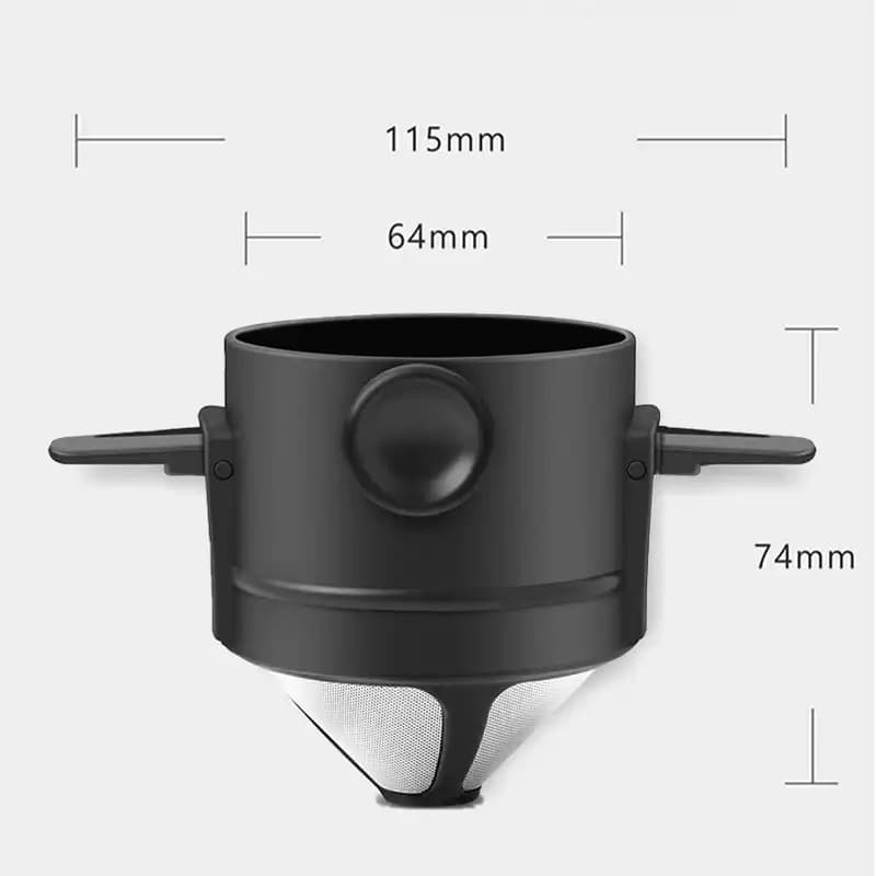 Filtro coador de café reutilizável