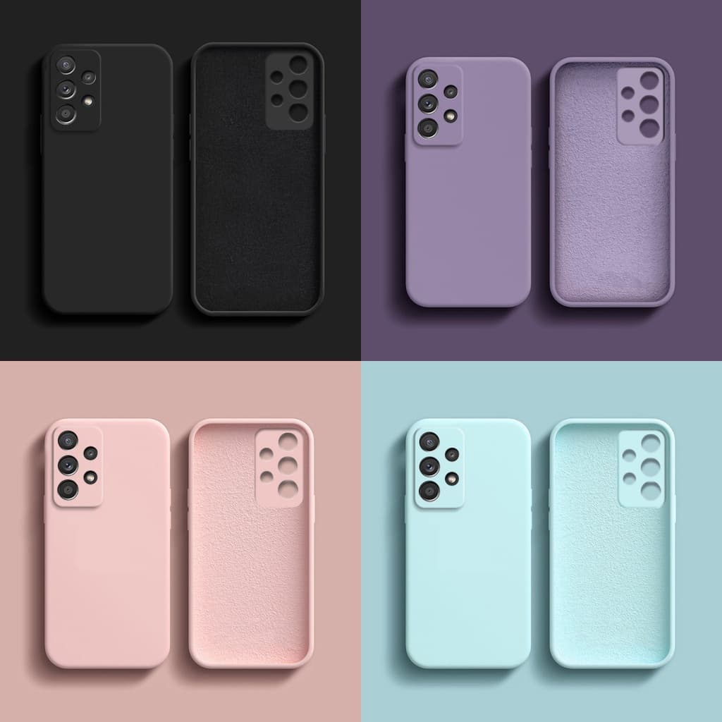 Capa Capinha Case de Silicone Samsung Galaxy A13 Aveludada Por Dentro Com Proteção Da Câmera Premium