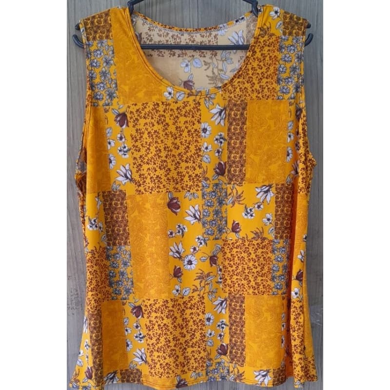 Blusa Plus size sem manga  liganete envio 24 hs
