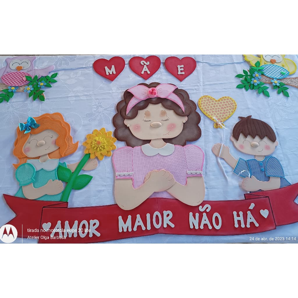 Painel decorativo/Dia das mães/Código 077/23
