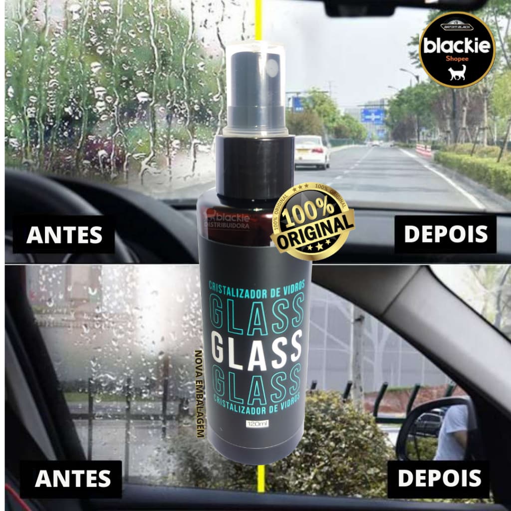 Cristalizador de Vidros Parabrisa Batom Black Repelente de Água