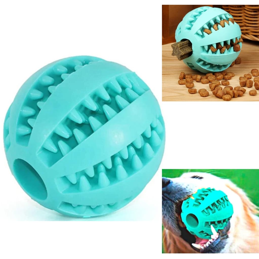 Bola Brinquedo Interativo Cães Petisco Ração Anti Stress