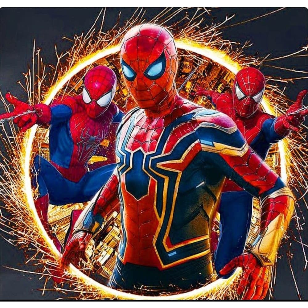 Papel de parede Homem Aranha Spider MAn Vingadores Marvel Avengers 100x100 cm