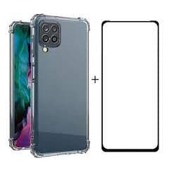 2X1 Samsung Galaxy M53 5G - Pelicula Frontal Ceramica 3D + Capa Transparente Silicone TPU