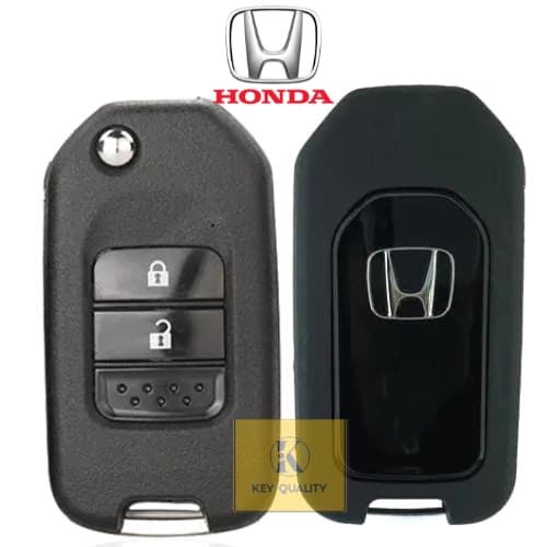 Chave Canivete Honda New Civic City New Fit Crv Hrv - 2 Botões Modelo-A