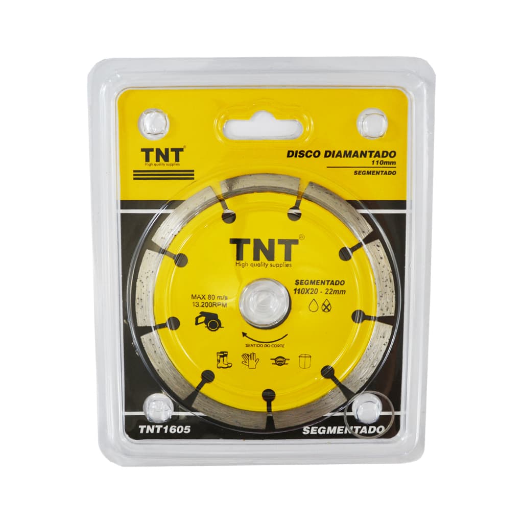 Kit c/05pçs Disco Diamantado Concreto 110mm P/makita