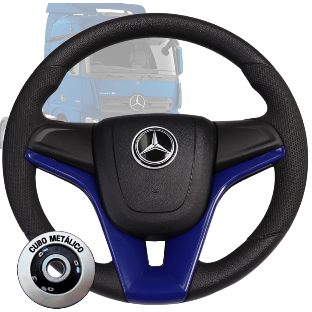 Volante Azul Esportivo Mercedes Benz Mb Para 608 1620 1111 1113