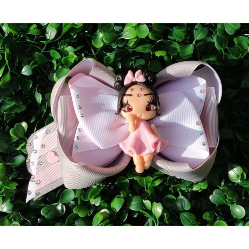 Laço amora tulipa infantil menina laços